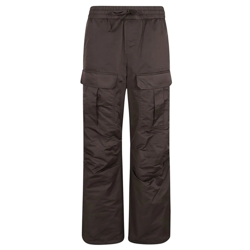 P.A.R.O.S.H.  Cargo Trousers With Elastic Waist And Drawstring Brown