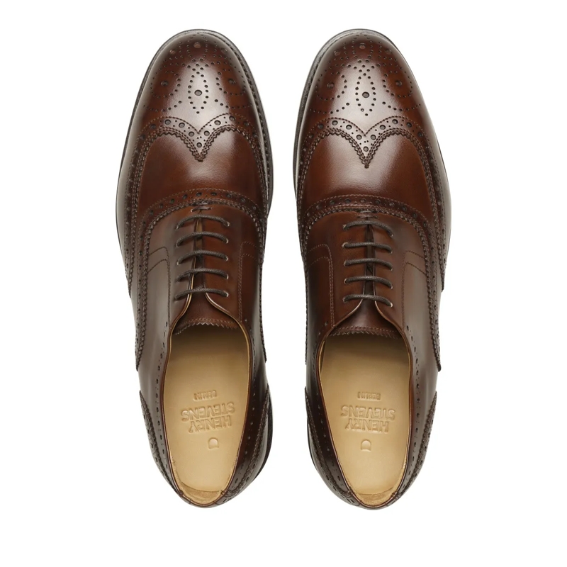 Henry Stevens Schnürschuhe Schnürer Winston FBO mittel-braun(Image 4)