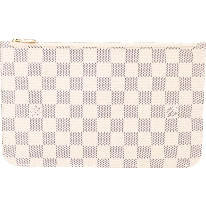Louis Vuitton Tote Louis Vuitton Damier Azur Monogram Neverfull Poche weiß