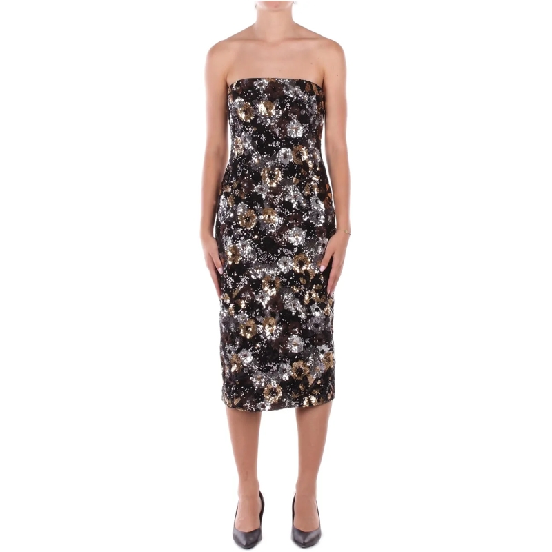 Max Mara Midikleid Dresses Black schwarz