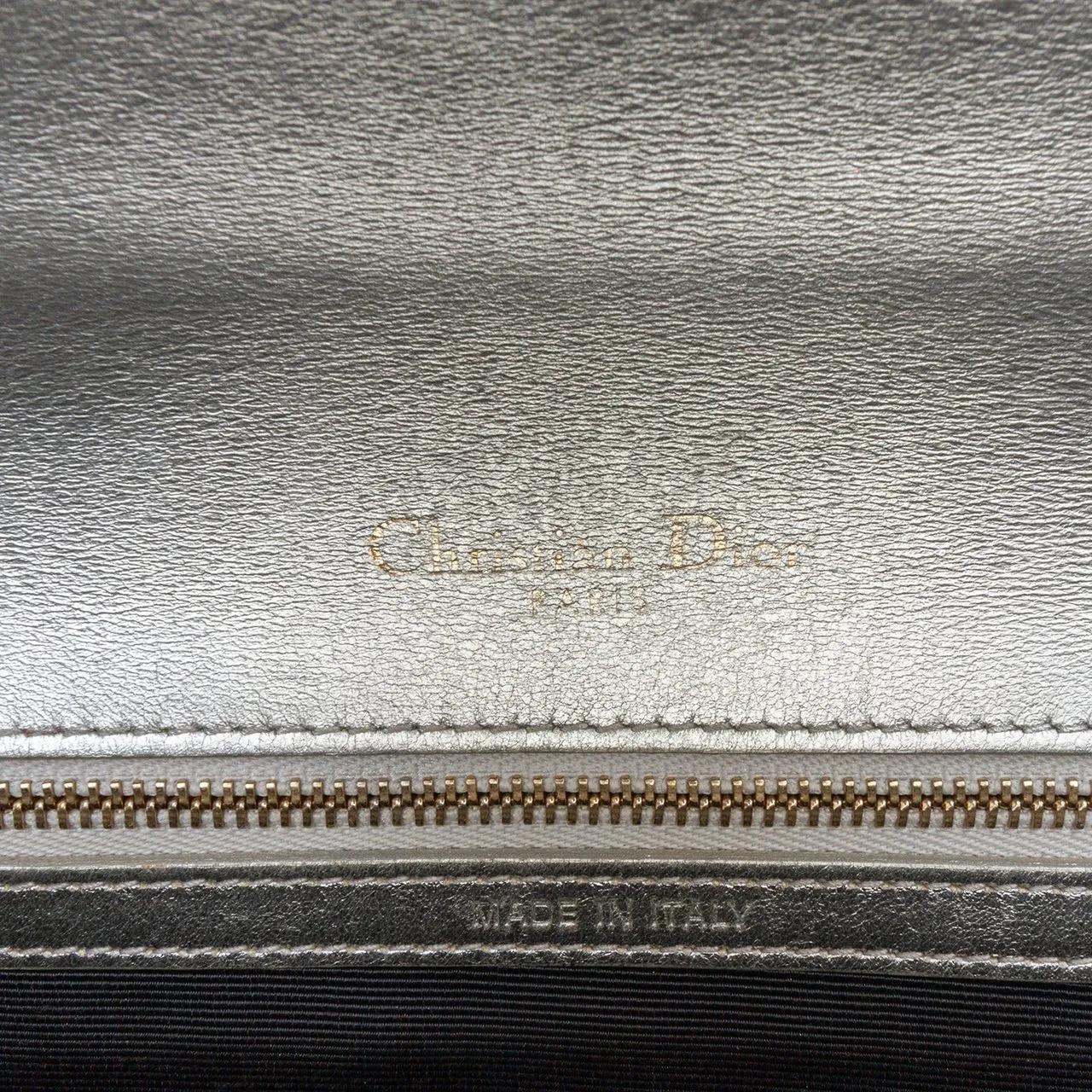 Thumbnail - Christian Dior Hobo Bags - Medium Metallic Ceramic Effect Deerskin Diorama Fl - Gr. unisize - in Silber - für Damen