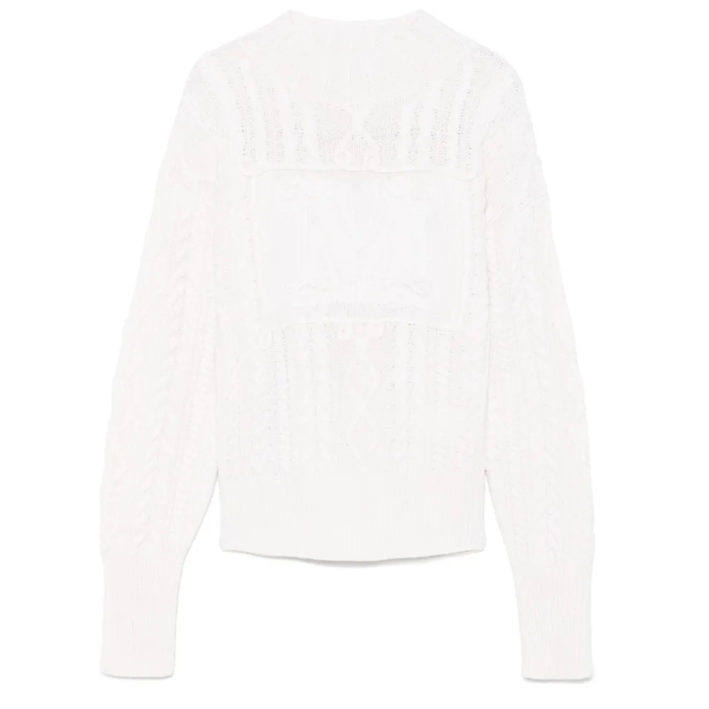 Max Mara Pullover Miranda Sweater White