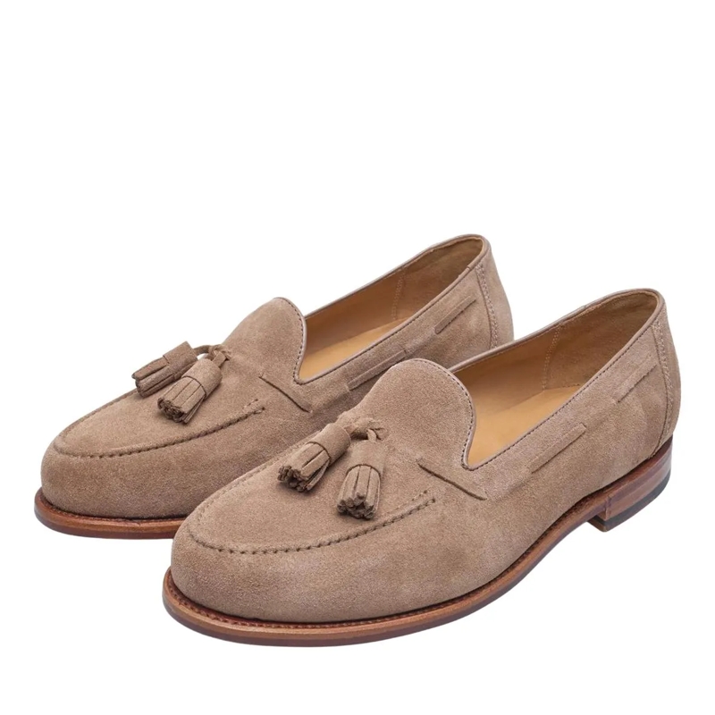 Heinrich Dinkelacker Loafer Loafer Wien Plain Tassel V beige(Image 2)
