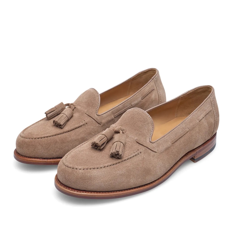 Heinrich Dinkelacker Loafer Loafer Wien Plain Tassel V beige(Image 2)