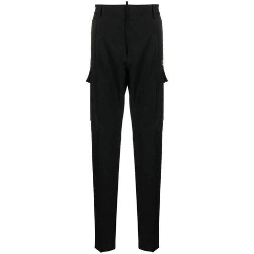 Dsquared2  Black Wool Trousers Black