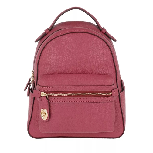 Coach Pebble Campus Backpack Dusty Pink Rucksack