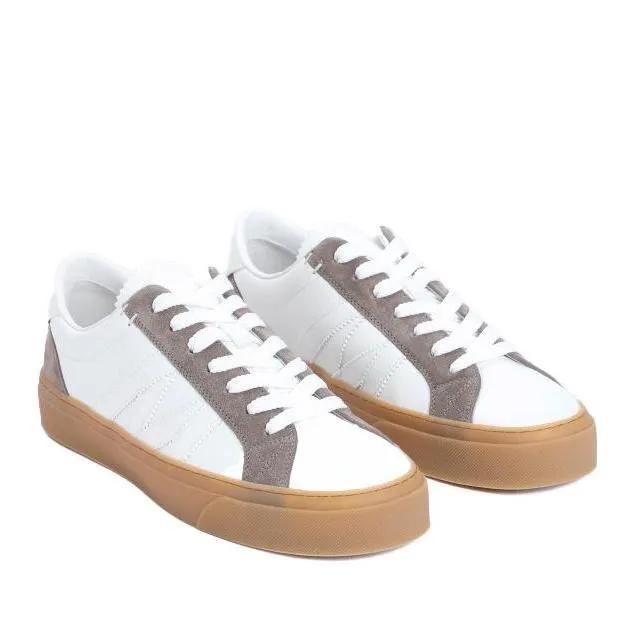 Moncler Low-Top Sneaker - Monaco2 Sneakers - Gr. 42,5 (EU) - in Weiß - für Damen