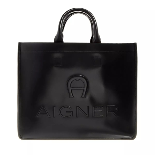 AIGNER Jolene Black Shopping Bag