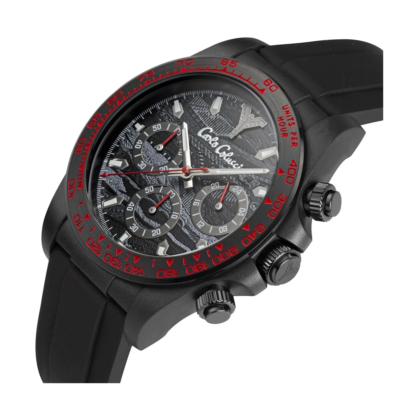 Carlo Colucci Chronograph Chronograph CC700- Anzeige: 3+3 Chronograph Zeig multicolor(Image 2)