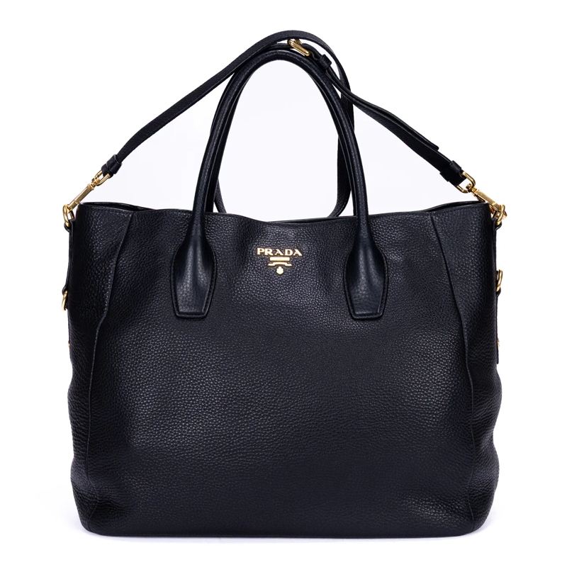 Prada Tote Vitello Daino Tote schwarz