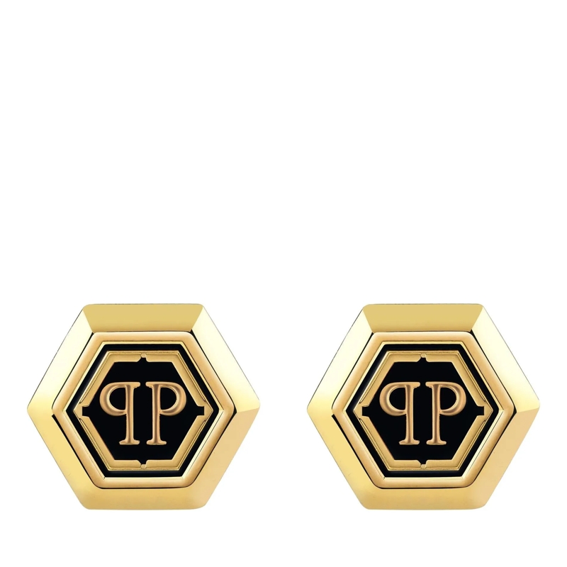 Philipp Plein Manschettenknöpfe Cufflinks Plein Icon gold(Image 3)