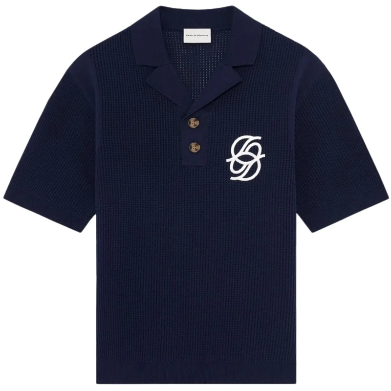 Drôle De Monsieur Polohemd T-Shirts And Polos Blue blau