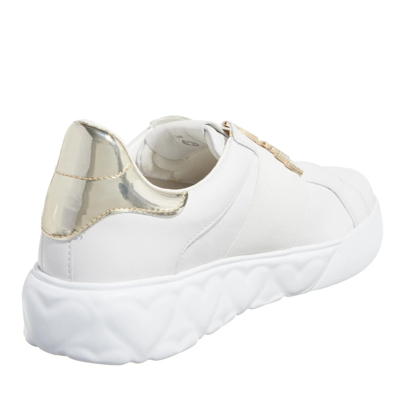 Love Moschino Low-Top-Sneaker Sneakers Donna Bianco+Platino(Image 4)