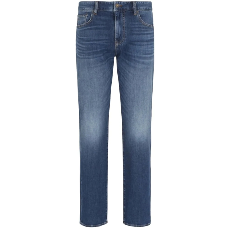 Armani Exchange Freizeithose Trousers Denim Scuro blau