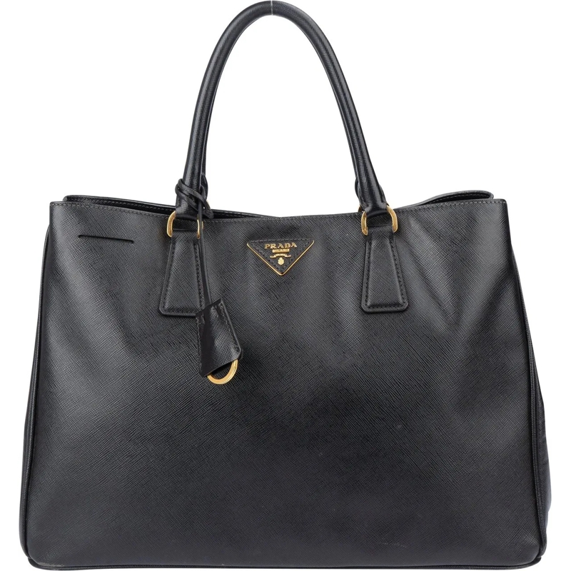 Prada Tote Prada Black Saffiano Leather Galleria Handbag schwarz