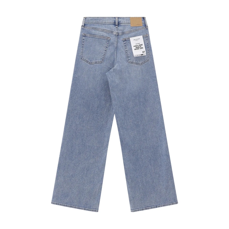 Rag & Bone Jeans Wide-Leg Jeans Andi blau(Image 2)