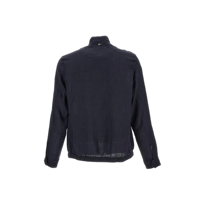 Herno Übergangsjacke Jacke aus  Leinen blau(Image 3)