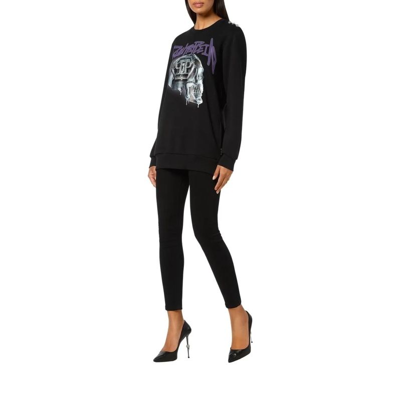 Philipp Plein Sweatshirt Sweatshirt Skull schwarz(Image 2)