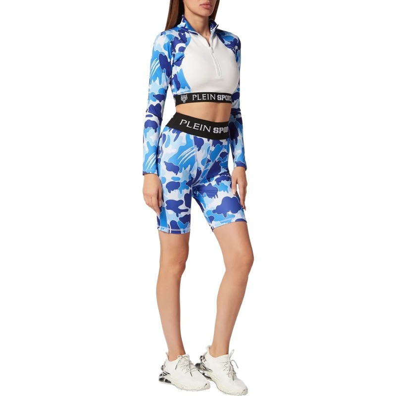 Plein Sport Leggings Leggings Camouflage hell-blau(Image 4)