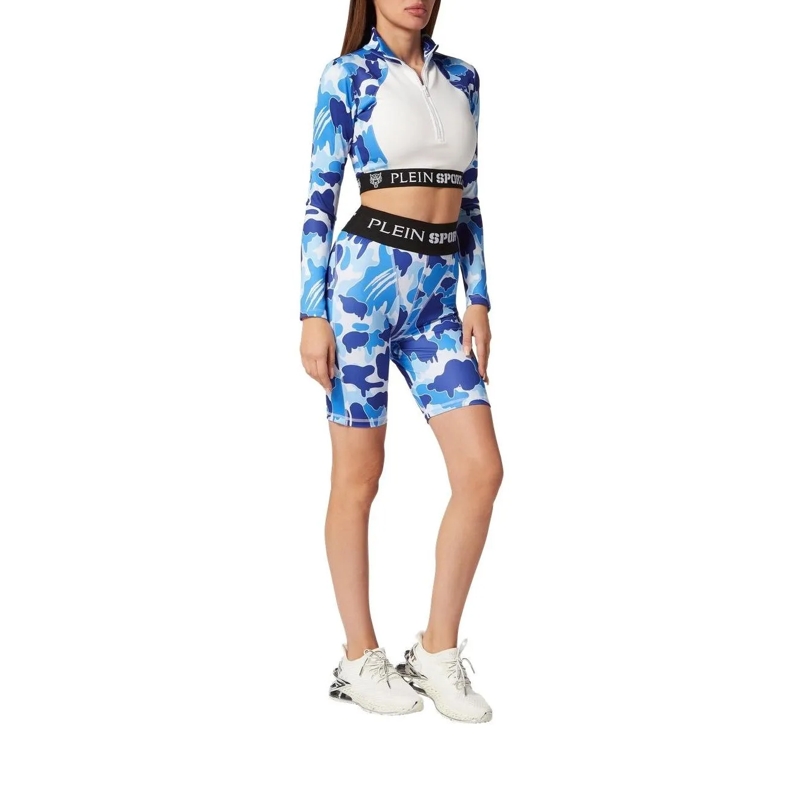 Plein Sport Leggings Leggings Camouflage hell-blau(Image 2)