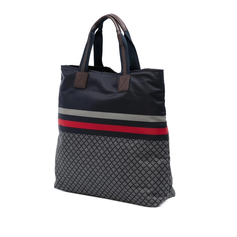 Gucci Shopper Diamante Web Nylon Tote blau