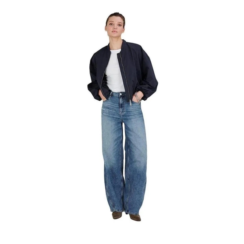 True Religion Daunenjacke - Lange Ärmel- Kastenförmiger Schnitt- Verstellb navy(Image 2)