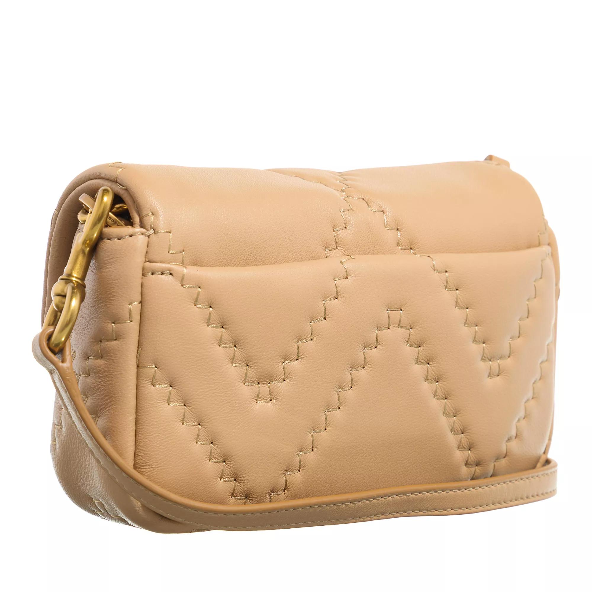 Marc Jacobs Crossbody bags The Quilted Leather J Marc Mini Shoulder Bag in beige