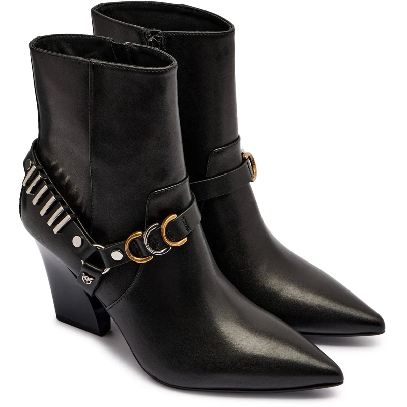 Pinko Bottes Boots Black schwarz