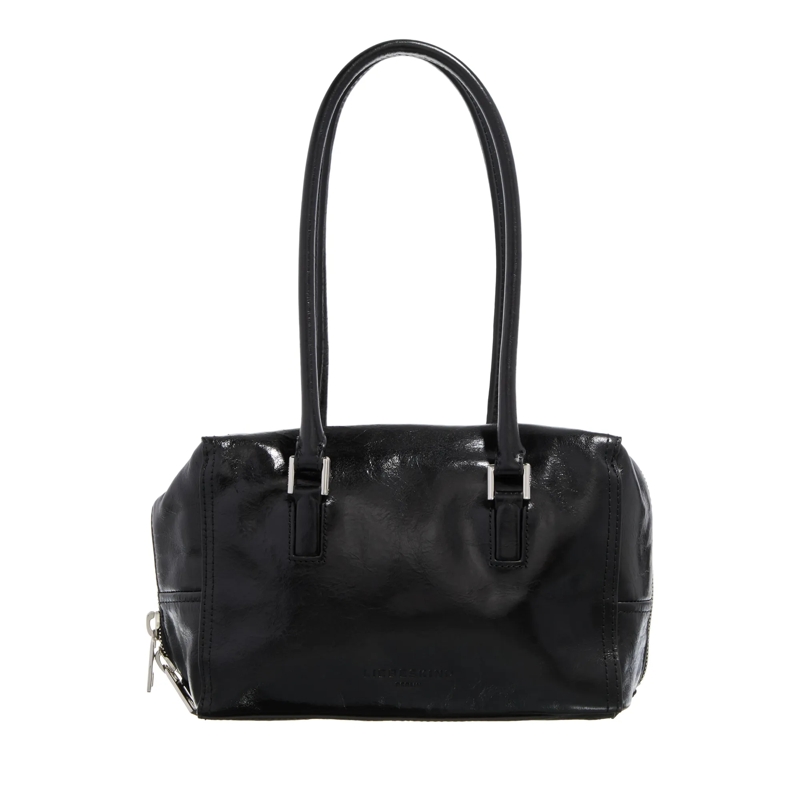Liebeskind Berlin Bowling Bag Kayla Archive Lack Distressed Satchel Bag S Black