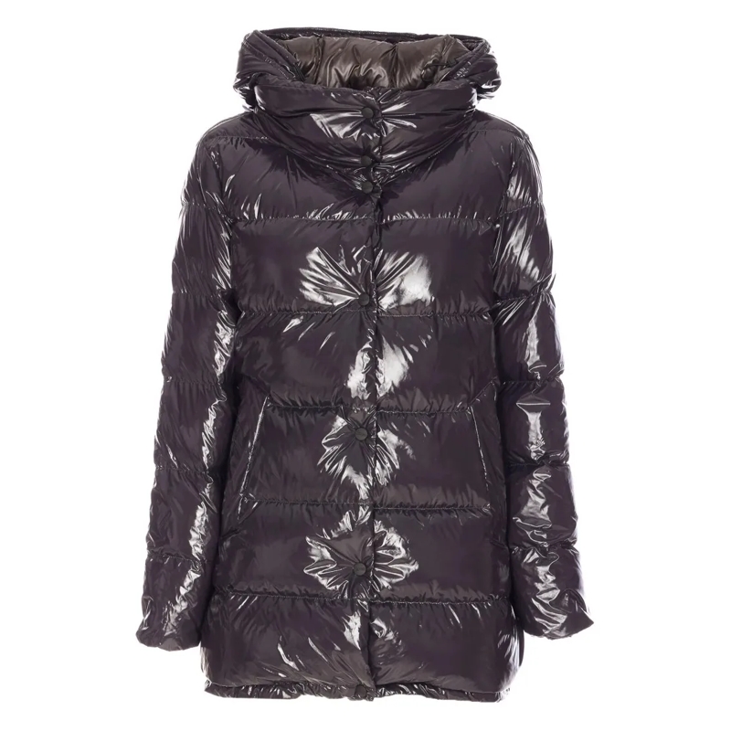Herno  Glossy Padded Herno Down Coat Grey
