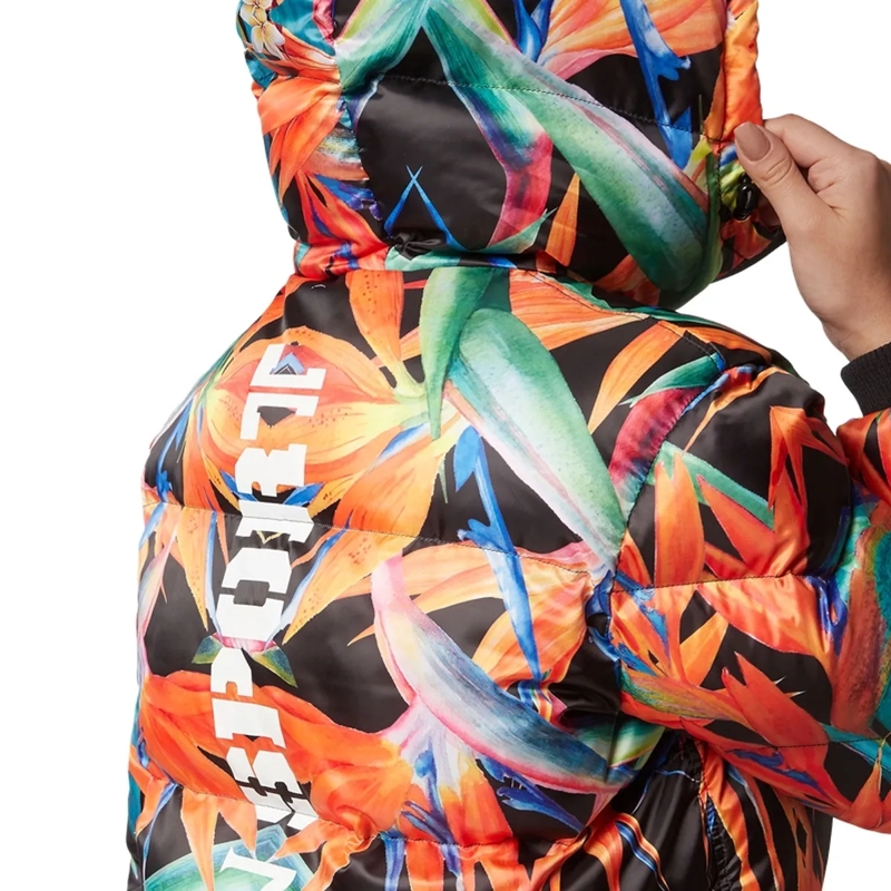Plein Sport Daunenjacke Jacke Flowers schwarz(Image 5)