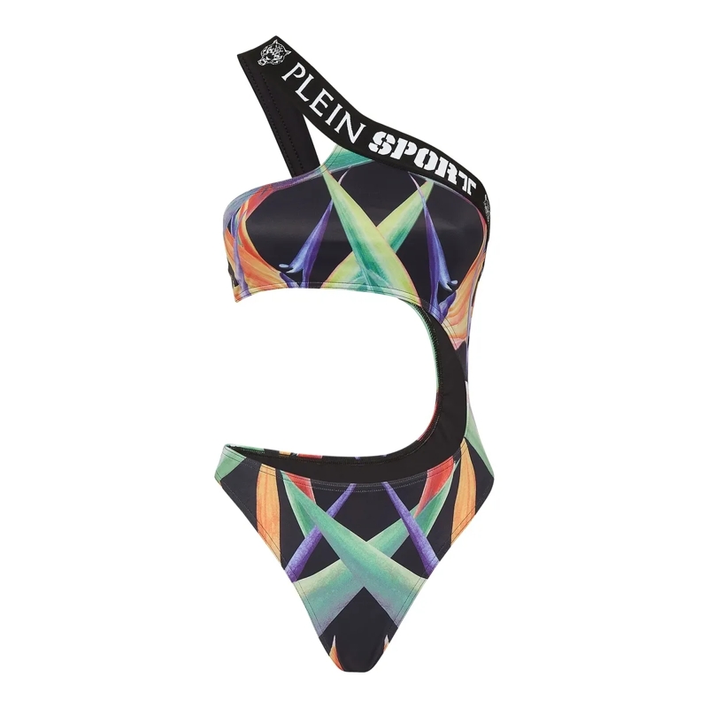 Plein Sport  Monokini Flowers schwarz