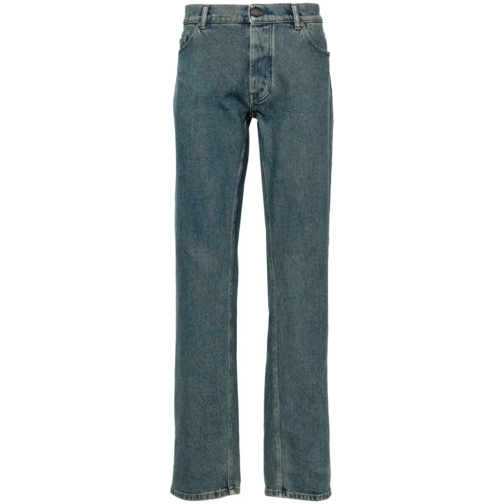 Lardini Jeans Medium Blue Cotton Denim Pants Blue