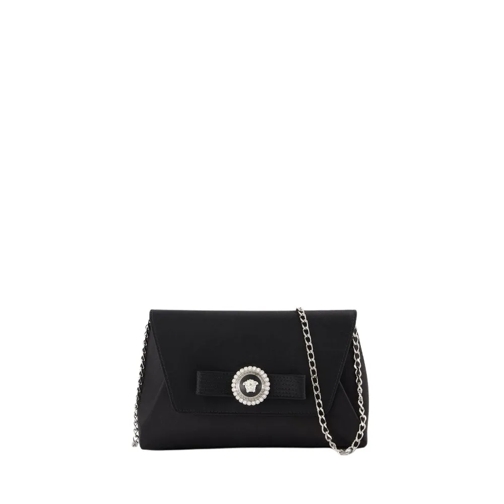 Versace Clutch Gianni Ribbon Clutch  - Leather - Black Black