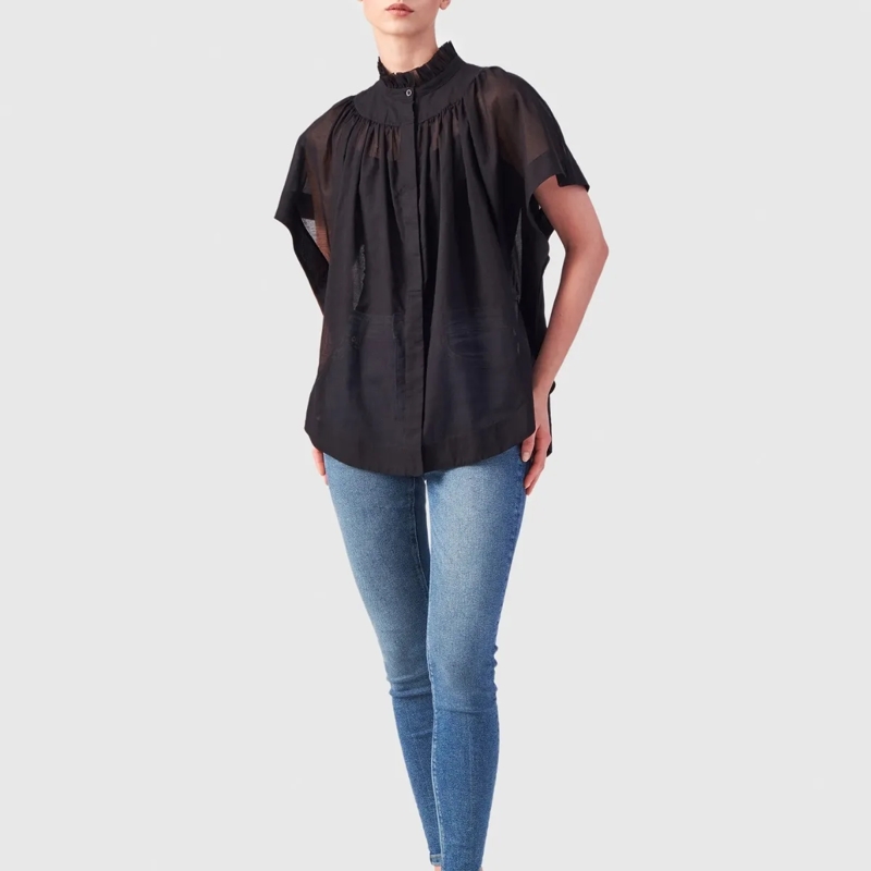 Helene Galwas Bluse Bluse IDIS schwarz(Image 2)