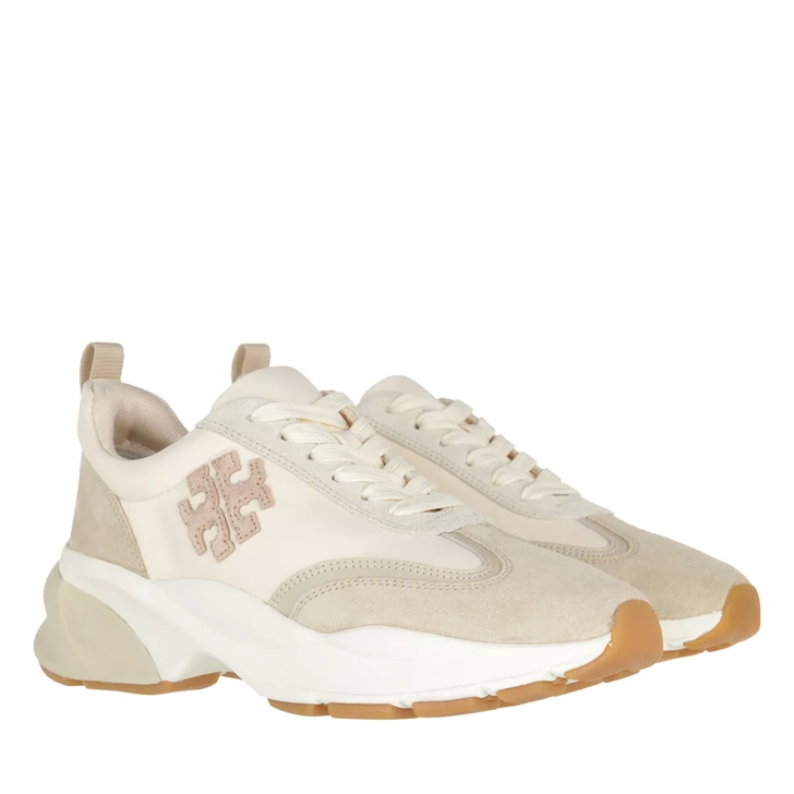 Tory Burch Good Luck Trainer French Pearl Dulce de Leche Biscotti