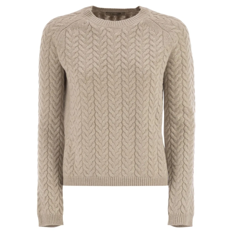 Max Mara Trui Eliane - Wool And Cashmere Jumper Neutrals