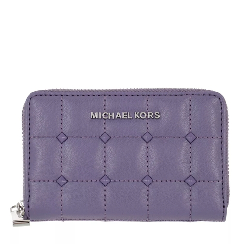 MICHAEL Michael Kors Jet Set Sm Za Card Case Orchid Haze Portemonnaie mit Zip-Around-Reißverschluss