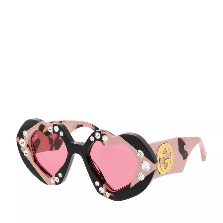 Gucci heart shaped sunglasses on sale