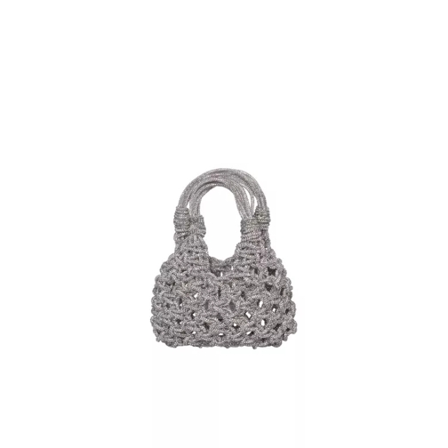 Hibourama Luxurious Mini Bag Silver Liten väska