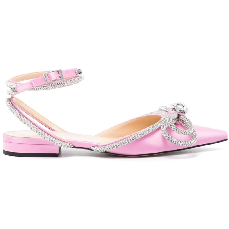 Mach&Mach Ballerinas Flat Shoes Pink rose