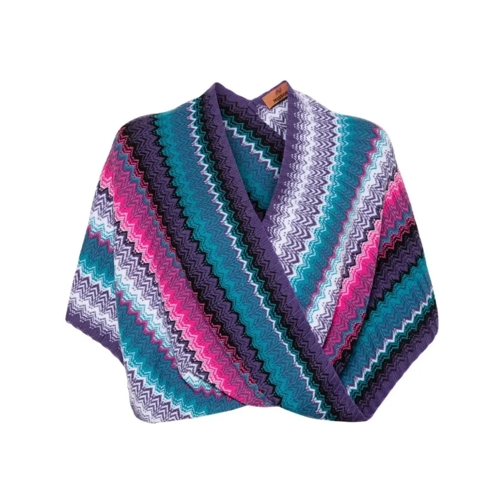 Missoni Umhang Wool Poncho Multicolor