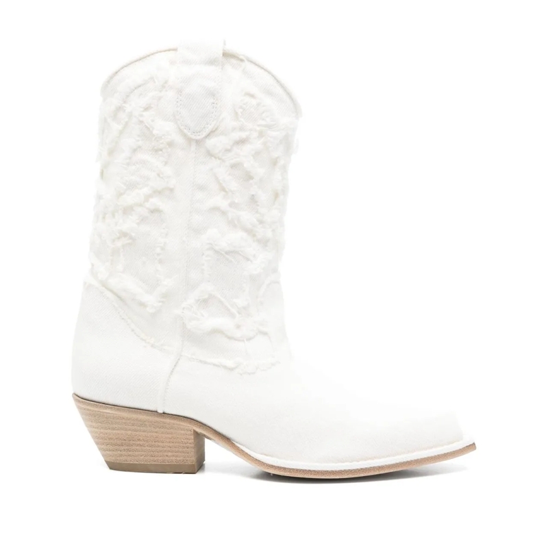 Vic Matié Bottes Boots White weiß