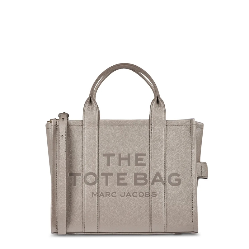 Marc Jacobs Fourre-tout Structured Medium Tote With Dual Handles And Detac Grey