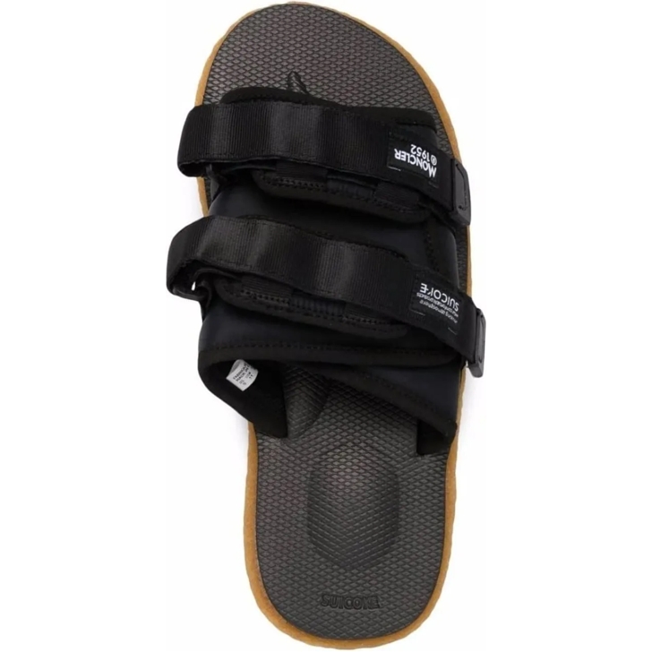 Moncler 2 1952 X Suicoke Moto Mountain Sandals schwarz Low Top Sneaker