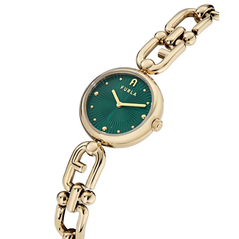 Furla Quarzuhr Quarz-Analoguhr Furla Mianuvola gold(Image 3)