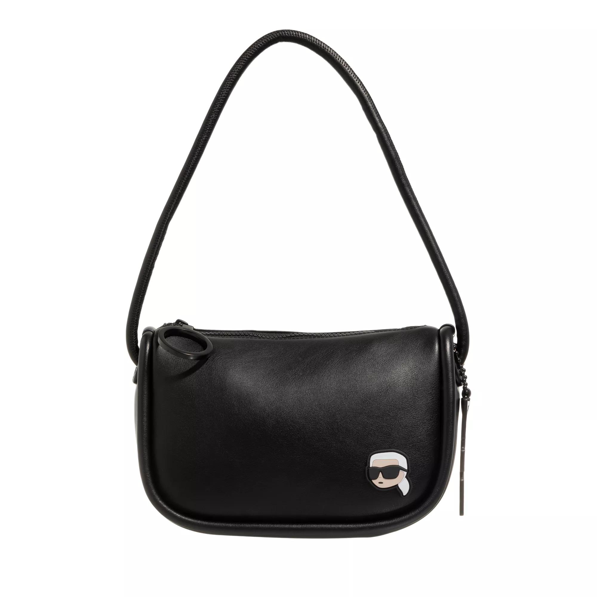 Karl Lagerfeld Hobo Bags - K/Ikonik 2.0 Seasonal Sm Shb - Gr. unisize - in Schwarz - für Damen