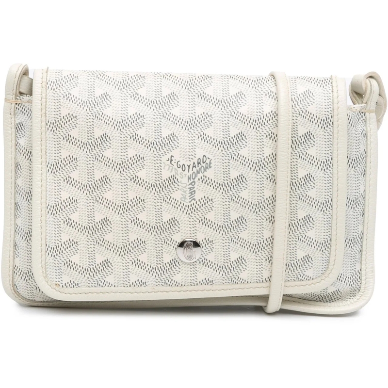 GOYARD Sac à bandoulière Goyardine Plumet Pocket Wallet weiß