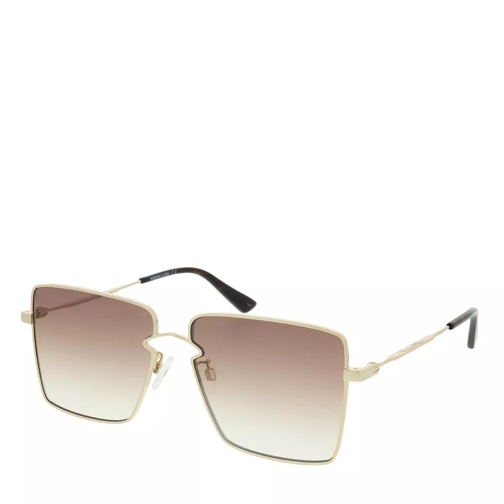 McQ MQ0268S-002 59 Sunglasses Gold-Gold-Brown Sonnenbrille