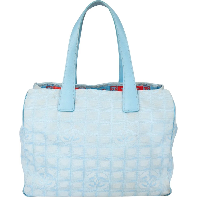 Chanel Sac à bandoulière Chanel Travel Line Monogram Handbag blau